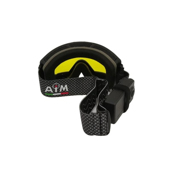 AiM PRO Очки снегоходные с магнитной линзой и подогревом 190-100 Accu Heated Goggles Black Matt