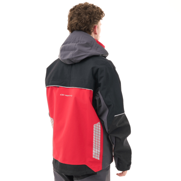 Dragonfly Куртка мембранная Quad Pro Man 2025 Red - Black - Grey