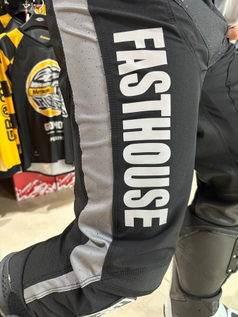 Fasthouse Брюки Grindhouse Pant Gray/Red