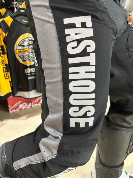 Fasthouse Брюки Grindhouse Pant Gray/Red