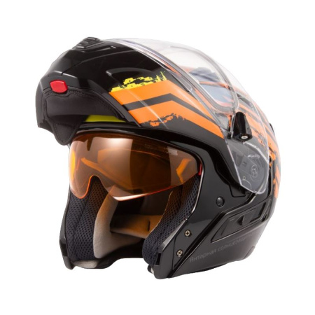Moteq Шлем снегоходный SubZero Cryo оранжевый/желтый
