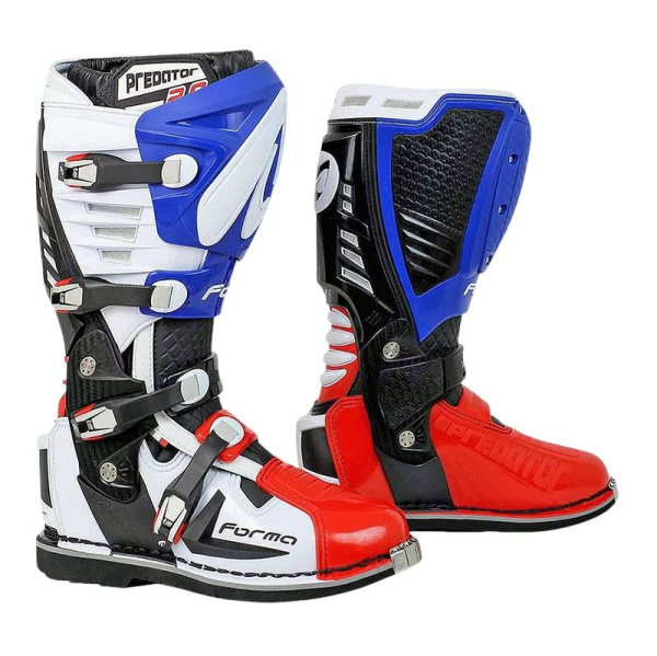 Forma Кроссовые мотоботы Predator 2.0 White/Red/Blue
