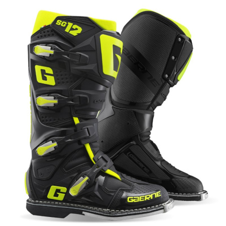 Gaerne Мотоботы SG-12 Black/Yellow