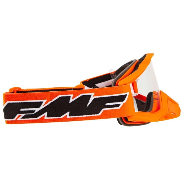 100% Маска кросс FMF Powerbomb Rocket Orange - прозрачная линза