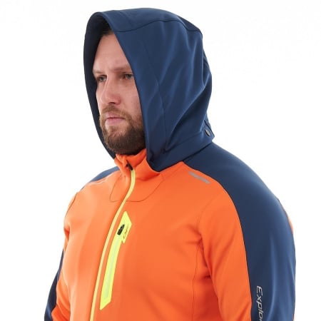 Dragonfly Куртка с капюшоном Explorer 2.0 Man Orange - Ocean 2024