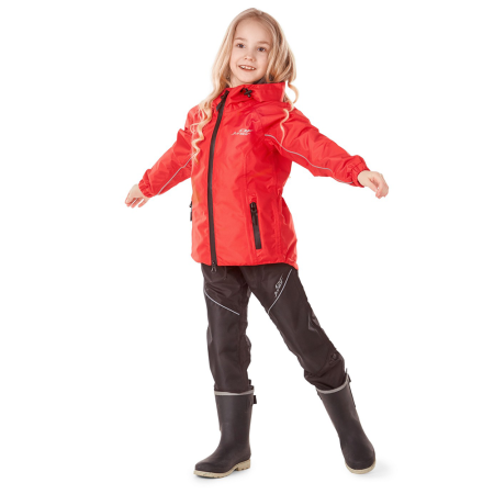 Dragonfly Дождевой детский комплект EVO Kids Red (куртка,штаны)