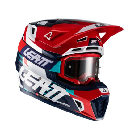 Leatt Шлем кроссовый Kit Moto 7.5 V22 Blue/Red