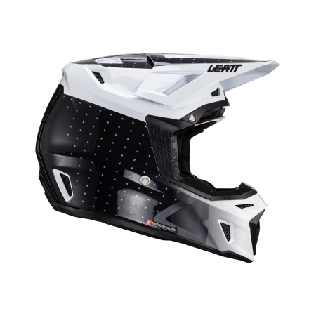 Leatt Мотошлем Moto 8.5 Kit Black/White (2024)