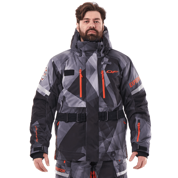 Dragonfly Куртка EXPEDITION Camo - Dark Grey 2024