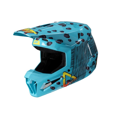 Leatt Шлем кроссовый детский Helmet Kit Moto 3.5 Jr V25 Cheetah