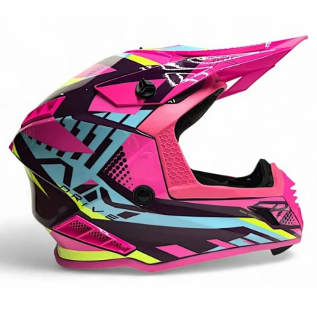 AiM Шлем RH855 (Fiber Glass) Vexo Purple/Pink