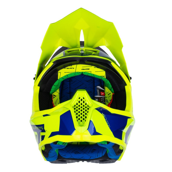 MT Шлем MX802 Falcon Crush B7 gloss blue