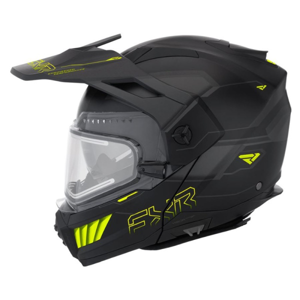 FXR Шлем Maverick X Pro с подогревом Black/HiVis