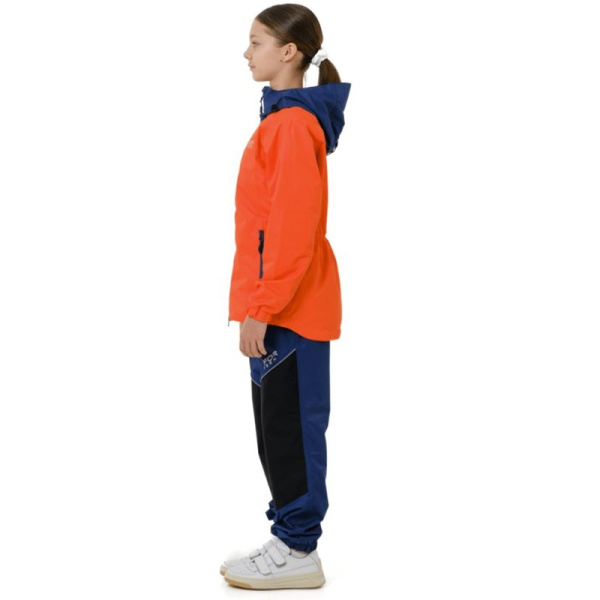 Dragonfly Комплект дождевой (куртка брюки) Active Teenager Orange - Blue (мембрана)