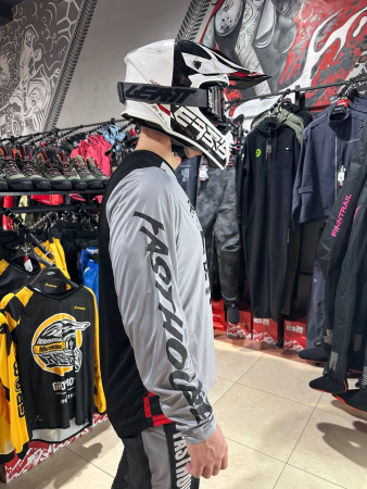 Fasthouse Джерси Grindhouse Grey-Red