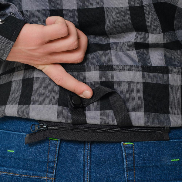 Dragonfly Моторубашка Streetfighter Grey с защитой 2024