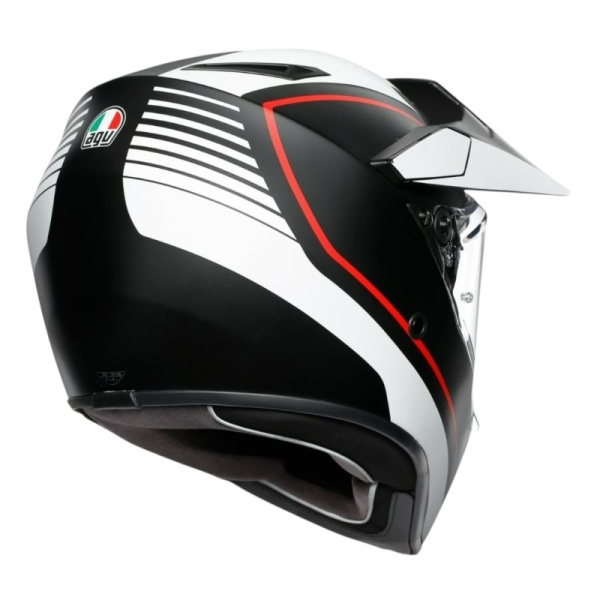 AGV Шлем AX9 E2206 V26 Pacific Road Matt Black/White/Red