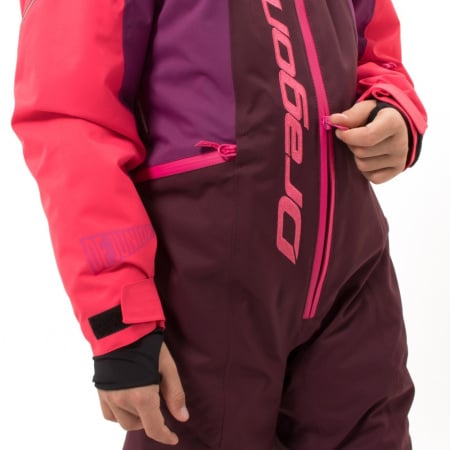 Dragonfly Зимний утепленный комбинезон DF Junior Gravity Purple - Brown 2023