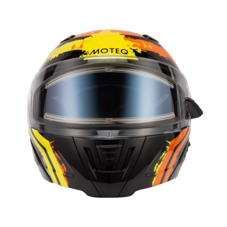 Moteq Шлем снегоходный SubZero Cryo оранжевый/желтый