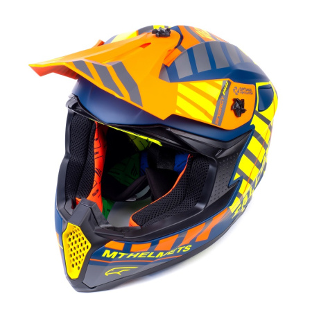 MT Шлем MX802 Falcon Energy B3 matt yellow