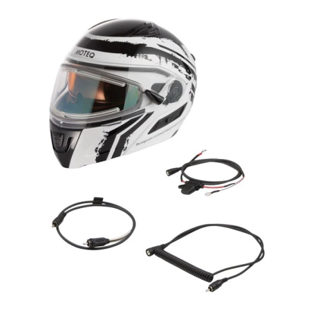 Moteq Шлем снегоходный SubZero FrostPro белый/черный