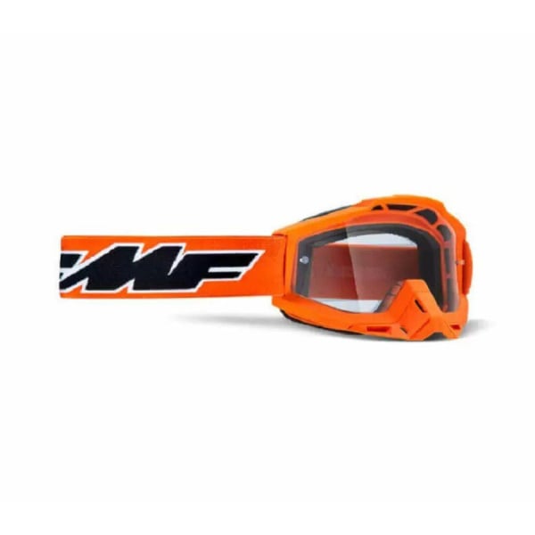 100% Очки FMF Powerbomb Rocket Orange/Clear Lens