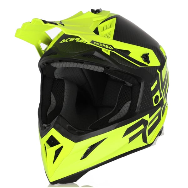 Acerbis Шлем Steel Carbon Yellow/Fluo