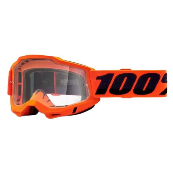 100% Очки Accuri 2 Goggle Orange/Clear Lens