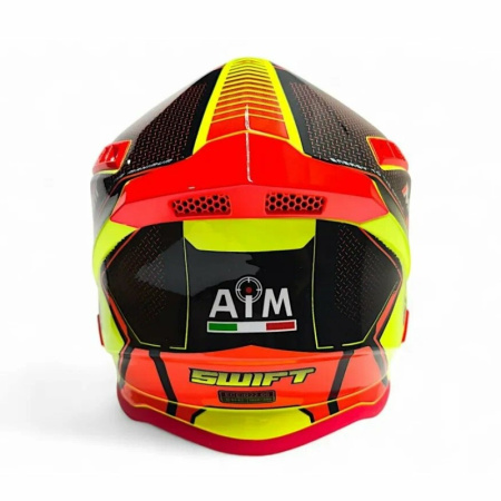 AiM Шлем RH855 (Fiber Glass) Swift Yellow/Black