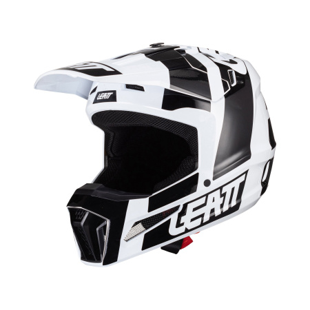 Leatt Шлем подростковый Moto 3.5 Junior Black/White (2024)