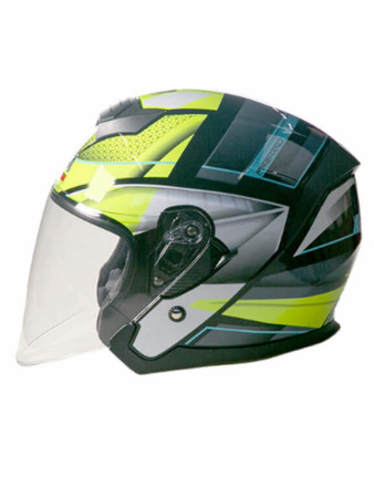 AiM Шлем JK526 Yellow/Grey/Black