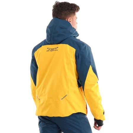 Dragonfly Куртка утепленная Gravity Premium Man Yellow-Dark Ocean
