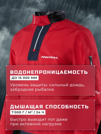 Finntrail Куртка водостойкая Stream 4022 Red