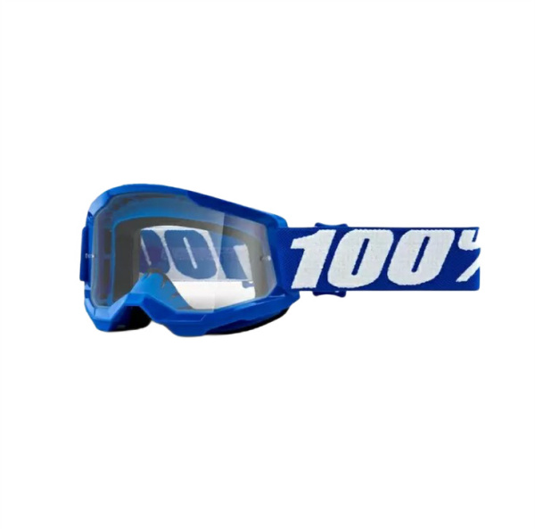 100% Очки подростковые Strata 2 Goggle Blue/Clear Lens