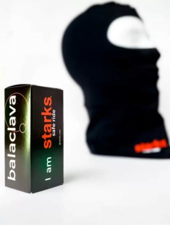 Starks Подшлемник light silk черный