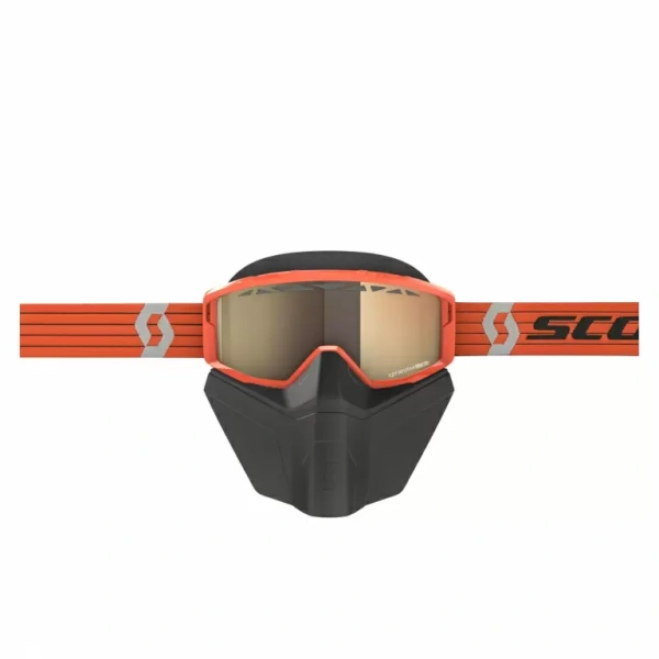 SCOTT Очки Primal Safari Facemask LS orange/grey light sensitive bronze chromе