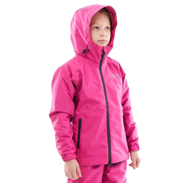 Dragonfly Детский комплект дождевой (куртка, брюки) EVO Kids PINK (мембрана)