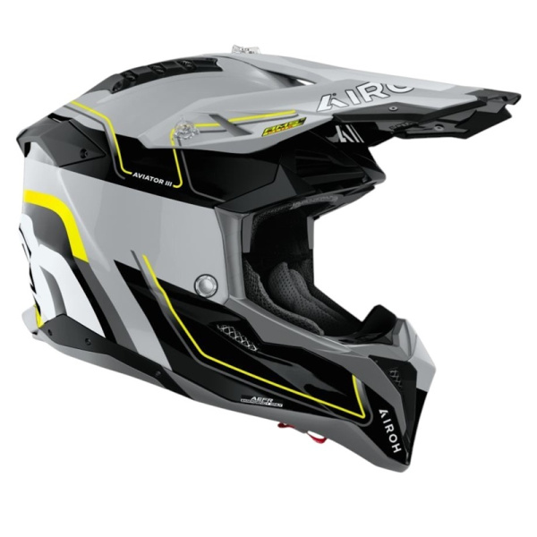 Airoh Мотошлем Aviator 3 Leader Yellow Matt