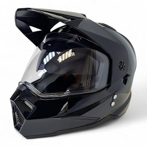 AiM Шлем детский JK802Y Black Glossy