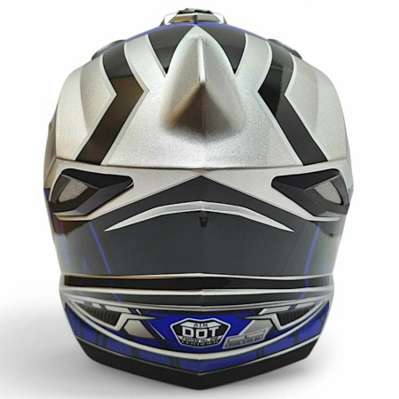 AiM Шлем JK802S Blue/Grey/Black