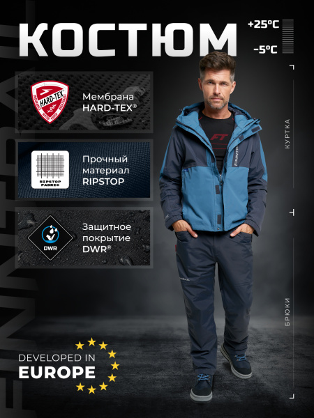 Finntrail Костюм LightSuit 3503 Blue