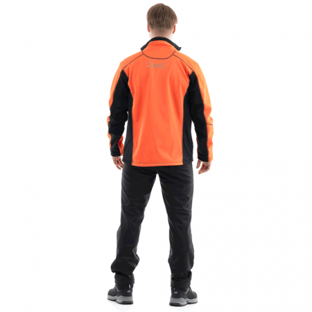Dragonfly Куртка Explorer Black-Orange мужская Softshell