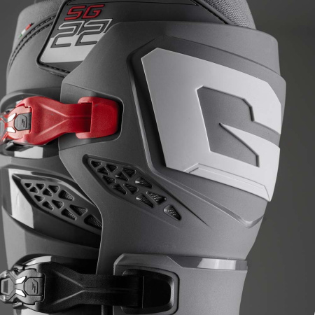 Gaerne Мотоботы для мотокросса SG-22 серо/красные