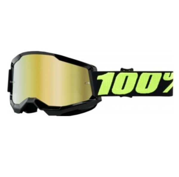 100% Очки Strata 2 Goggle Upsol/Mirror Gold Lens