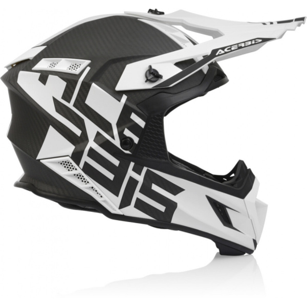 Acerbis Шлем Steel Carbon White/Black