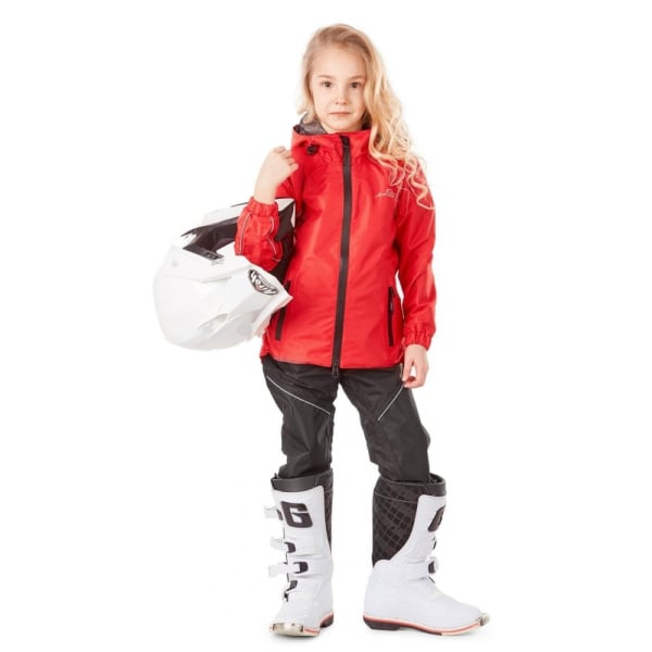 Dragonfly Дождевой детский комплект EVO Kids Red (куртка,штаны)