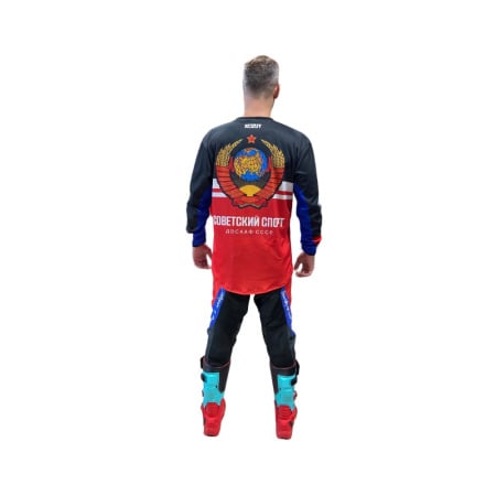 Scout Штаны кроссовые Советский мотоспорт, черно-красный