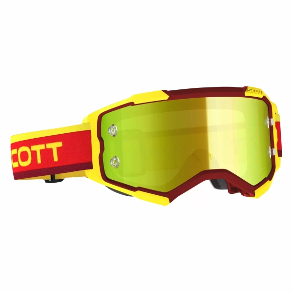 Scott Очки Fury red/yellow yellow chrome works