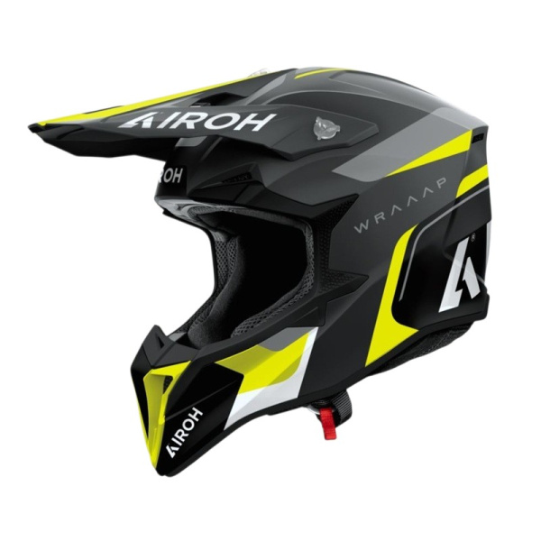 Airoh Шлем Wraaap Conquer Yellow Matt