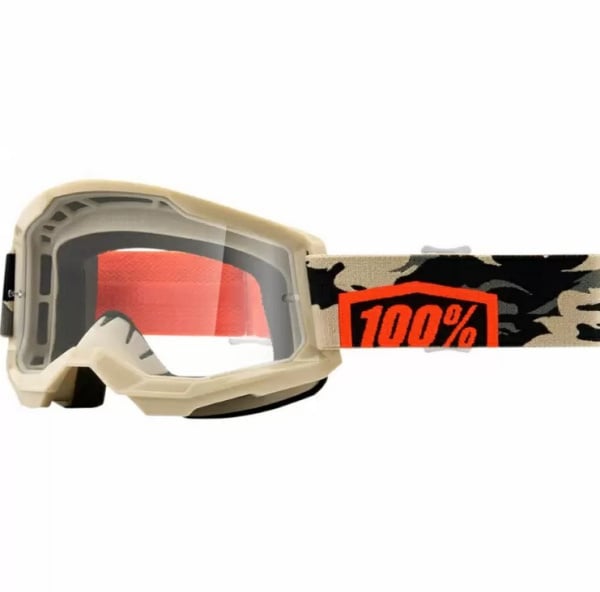 100% Очки Strata 2 Goggle Kombat/Clear Lens